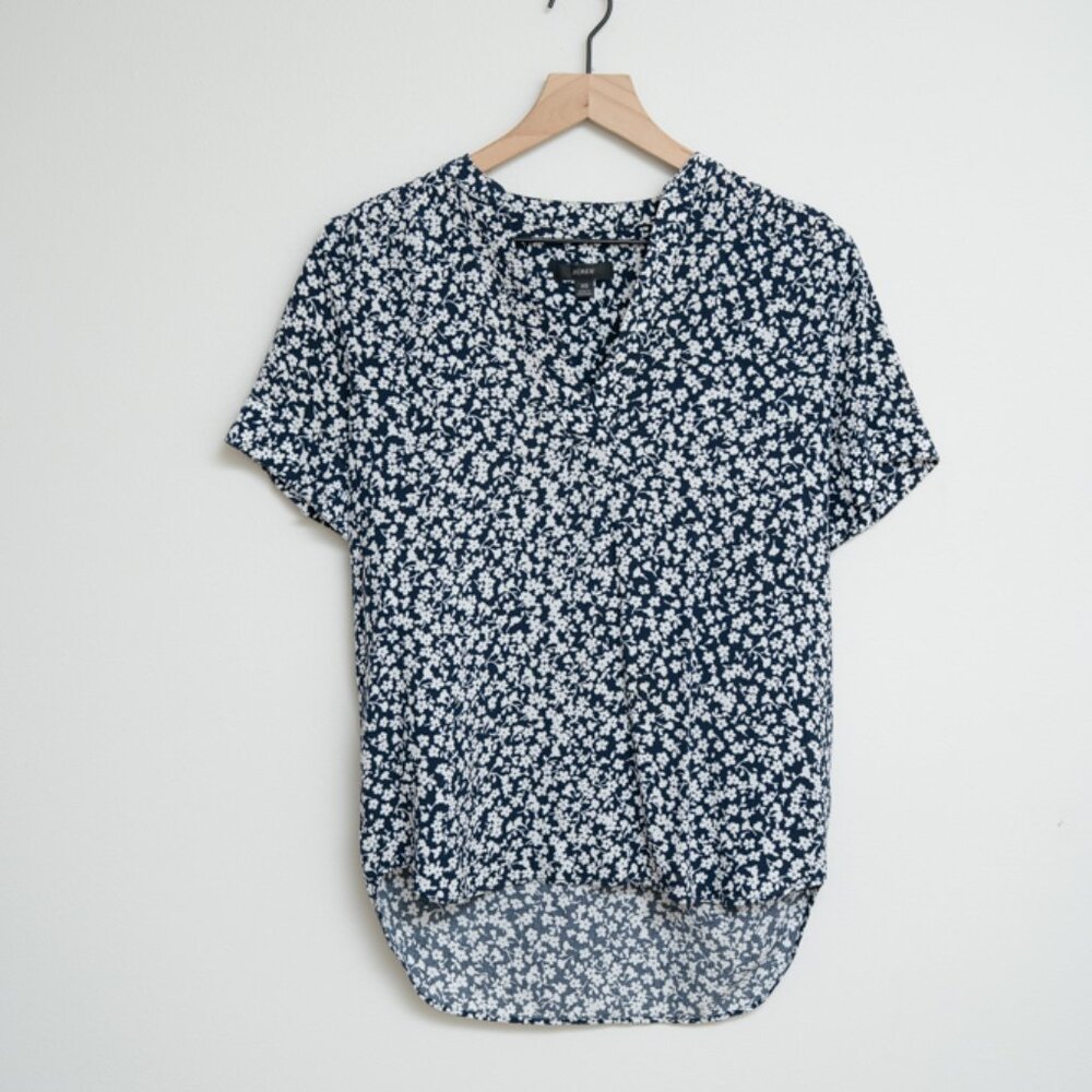 J.Crew Floral Blouse